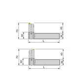 WBST Square Internal & External Boring Tool Holder - Big-tools Industrial Supply Tools for Metal Cutting